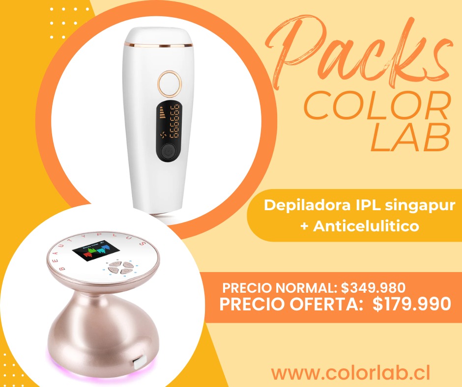 Pack depiladora Singapur y Anticelulitico